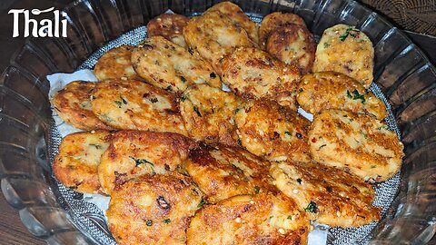 Potato Bites I Crispy Potato Snacks Recipe I Potato Snacks I Lunch Box Ideas I Thali #thali #viral