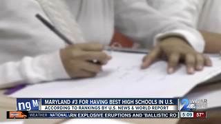 Maryland in top five on best high schools list