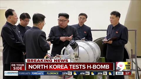 North Korea says it just tested a hydrogen bomb, its most powerful nuclear weapon yet