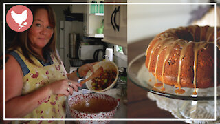 Apple Bundt Cake with Brown Sugar Glaze