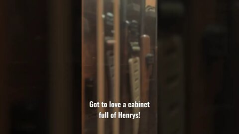 Cabinets full! #huntwithahenry #henryrifles