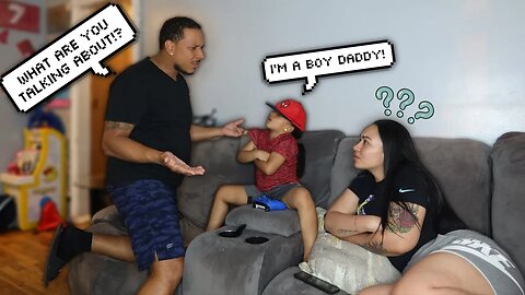 Telling Daddy I Want To Be a BOY