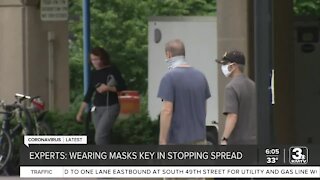 Experts: Wearing masks key in stopping spread