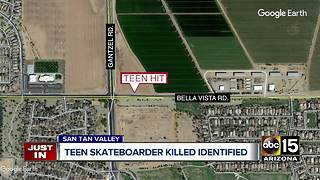 Teen struck and killed by vehicle in San Tan Valley identified