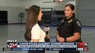 BPD face movement training at Jr. Police Academy
