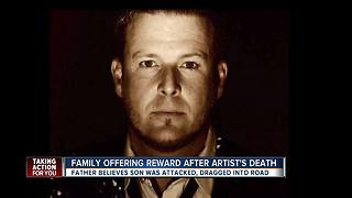 Tampa Bay artist found dead, father offers $8K reward for information leading to arrest