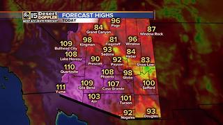 Slight chance of Valley rain on Thursday