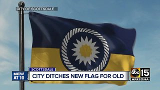 Scottsdale ditches new flag for old