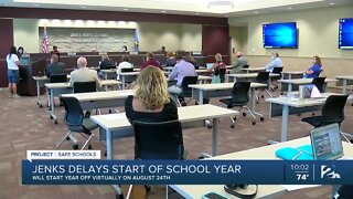 Jenks delays start of school year