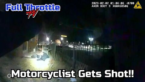 Motorcyclist Runs From Police!