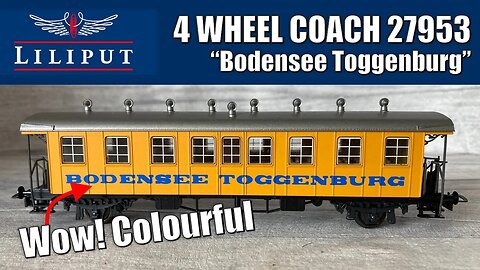 TOO BRIGHT? Liliput "Bodensee Toggenburg" coach 27953