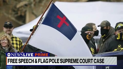 Supreme Court showdown over a public flagpole, a Christian flag and free speech