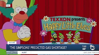 ‘The Simpsons’ predicted the east coast gas shortage?
