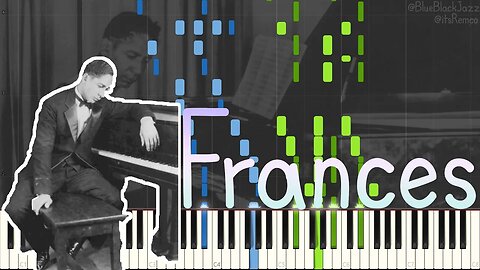Jelly Roll Morton - Frances 1926 (Ragtime / Classic Jazz Piano Synthesia)