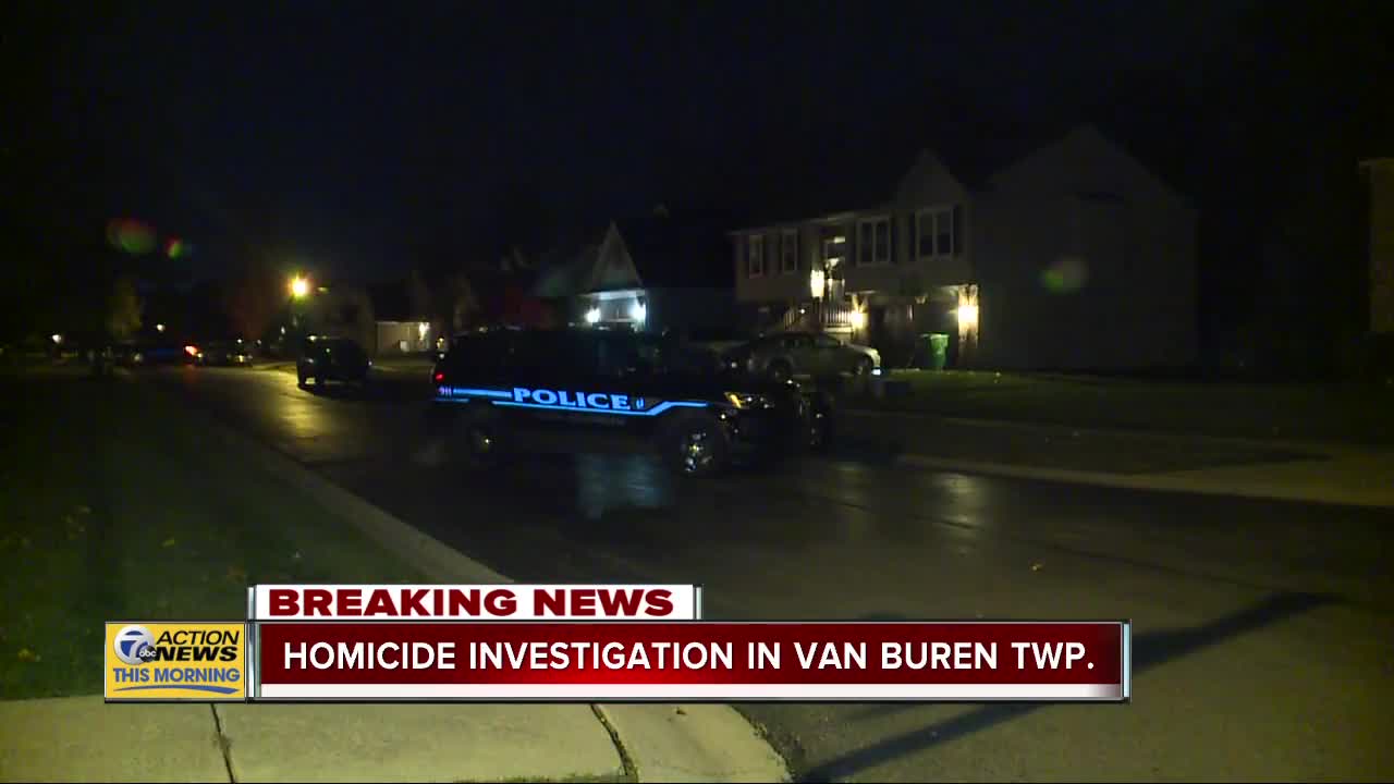 Police investigating homicide at home in Van Buren Township