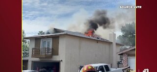 Las Vegas firefighters respond to 3 hours fires in 4 hours