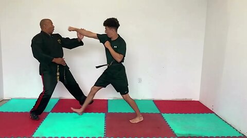 How To Straight Punch Defense? Straight Punch Boxing / karate #martialarts #selfdefense #capoeira