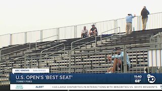 US Open: Fans find 'best seat' at Torrey Pines