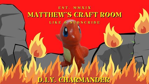 DIY: Pokémon Charmander (Paper Mache)