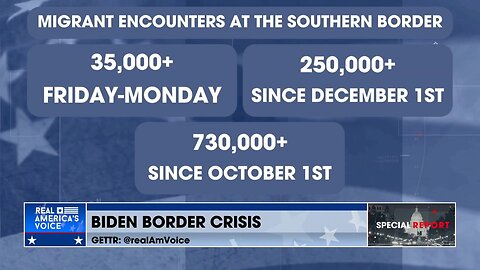 Border Patrol Reports 730,000 Illegal Immigrant Encounters since October 1st