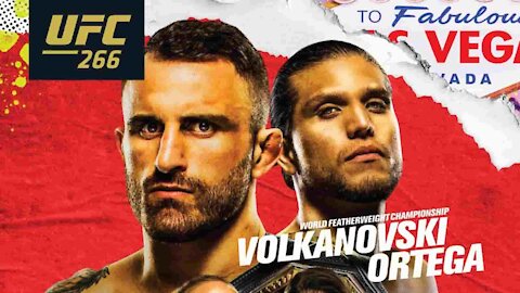 Fight Junkie: Alexander Volkanovski V Brian Ortega UFC 266 Fight Prediction!