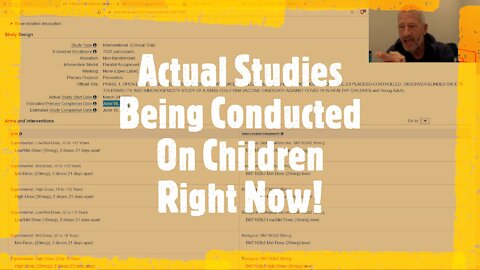 Actual Studies Being Conducted On Children Right Now!