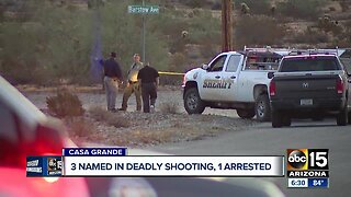 Man arrested in Mexico in connection with deadly Casa Grande shooting, 2 others still on the loose
