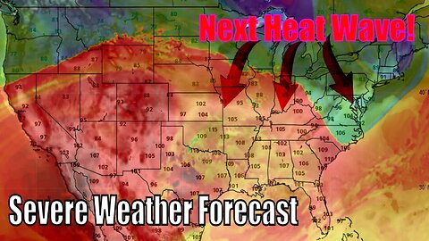 Severe Weather Forecast & Heat Waves Coming! - The WeatherMan Plus