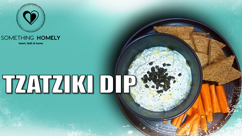 Tzatziki Dip | Easy Greek RECIPE Tutorial