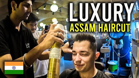 $75 LUXURY India Haircut 🇮🇳