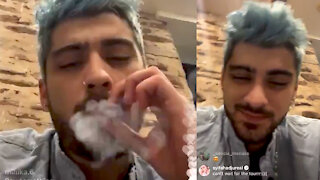 Zayn Malik Fans WORRIED As He Smokes, Drinks & Eats Pizza At 6am!