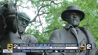 City council votes to do away with Confederate monuments