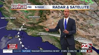 A chance of thunderstorms in store for Kern County!