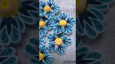 🌼 Beautiful 3D Paper Quilling flowers | ත්‍රිමාණ පේපර් කුවිලින් මල් 🌼@chcreation moratuwa