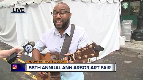 Ann Arbor Art Fair/ Al Bettis Performs