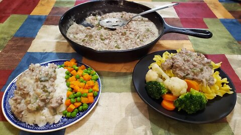 Hamburger Stroganoff - Struggle Food - The Hillbilly Kitchen