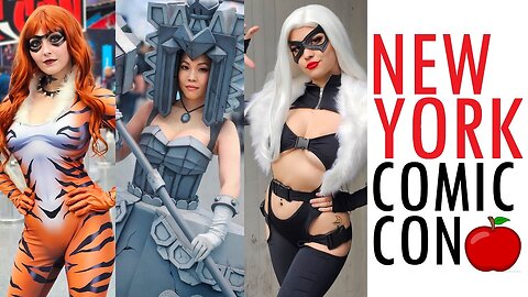 THIS IS NEW YORK COMIC CON 2024 NYCC BEST COSPLAY MUSIC VIDEO BEST COSTUMES ANIME CMV NYC MANHATTAN