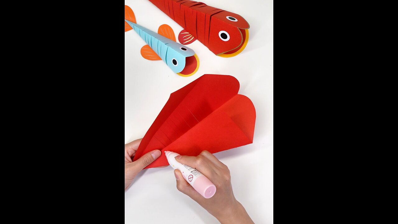 Paper Fish 🐠 Craft  Easy Paper Fish Craft for kids @Adyscraftclub