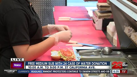 H2O for Heroes bottled water drive to help local first responders