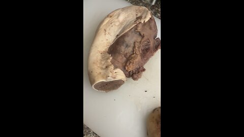 How to peel cow tongue