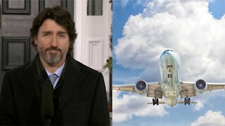 Justin Trudeau Explained Why Canadians Can Fly To The US Even Though The Border Is Closed