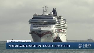 Cruise giant Norwegian threatens to skip Florida's ports