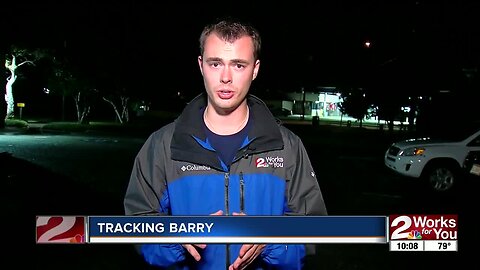 Tracking Barry as it approaches the Louisiana coast