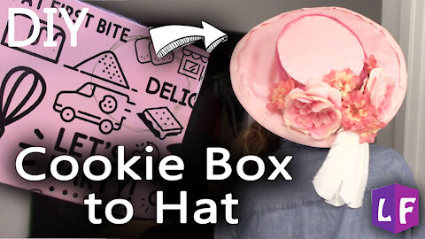 DIY: Garden Party Hat from a Cookie Box