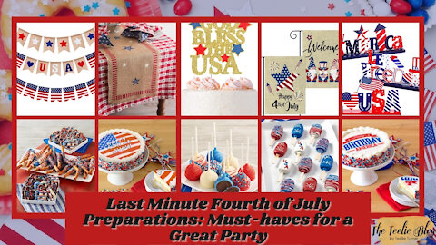 The Teelie Blog | Last Minute Fourth of July Preparations: Must-haves for a Great Party