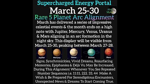 Planetary Arc in the Heavens 🌈 Mystical Alignment in the Night Sky ☄️ March 28, 2023