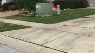 Viewer video: House explodes, catches fire in Camby, Indiana