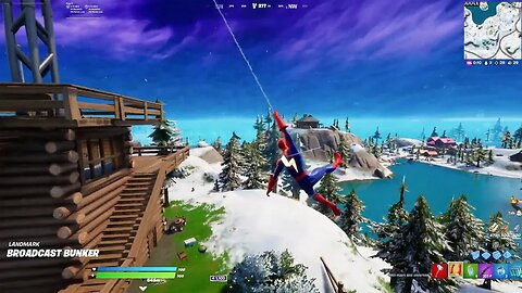 Fortnite Chapter 3 Spiderman Mythic Web Shooters