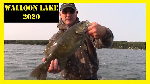 Walloon Lake Michigan Smallmouth Fishing September 2020