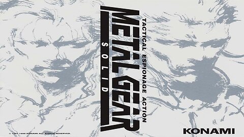 Metal Gear Solid Original Game Soundtrack Album.